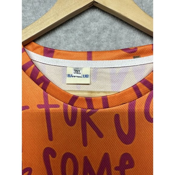 NOS Barack OBAMA Shirt Men 3xl Bay 2XL Fit We are the Change AOP Orange Black - Picture 3 of 6